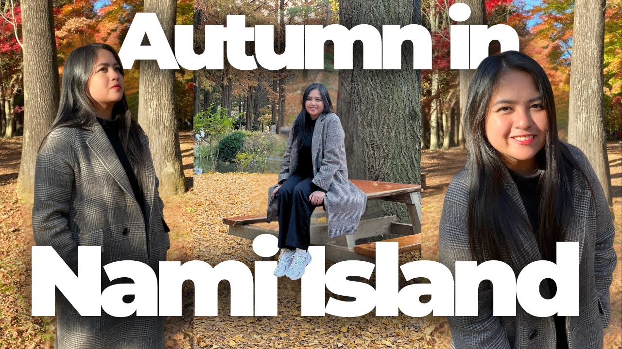 Full Day in Nami Island in Autumn 🍁 and Korean BBQ dinner at Hanam Pig!