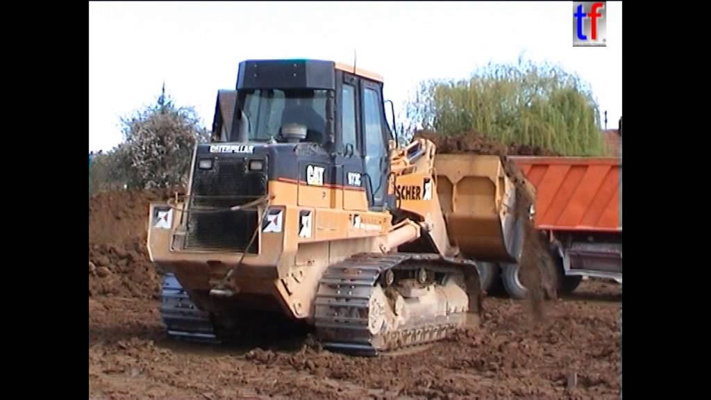 Caterpillar 973C Loads Mercedes-Benz SK & Actros / Fa. Fischer, WN-Bittenfeld, Germany, 2004.