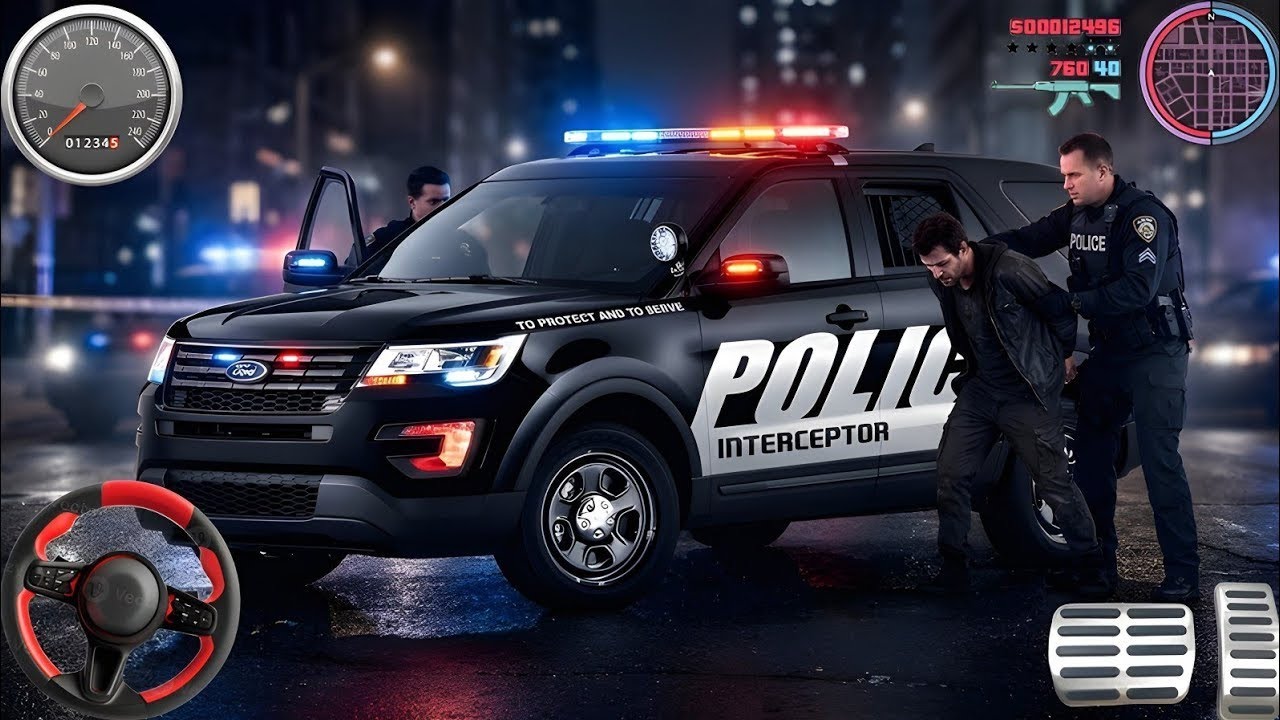 Police Car Chase Simulator 3D Game - Real Cop Cars Driving Simulator 2025 - Android GamePlay part- 1