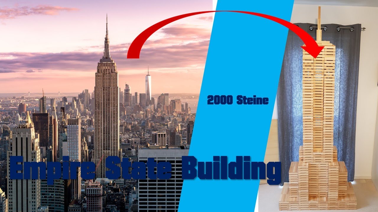 Empire State Building aus Kapla - Stopmotion