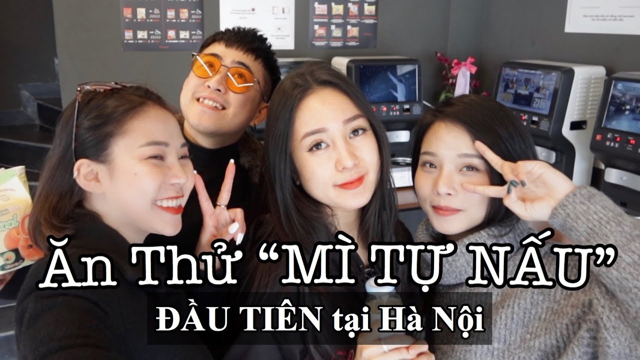 Mì Tự Nấu Kiểu Hàn Quốc Đã Có Mặt Tại Hà Nội - Lần Đầu Ăn Thử Và Cái Kết | LML Vlog |
