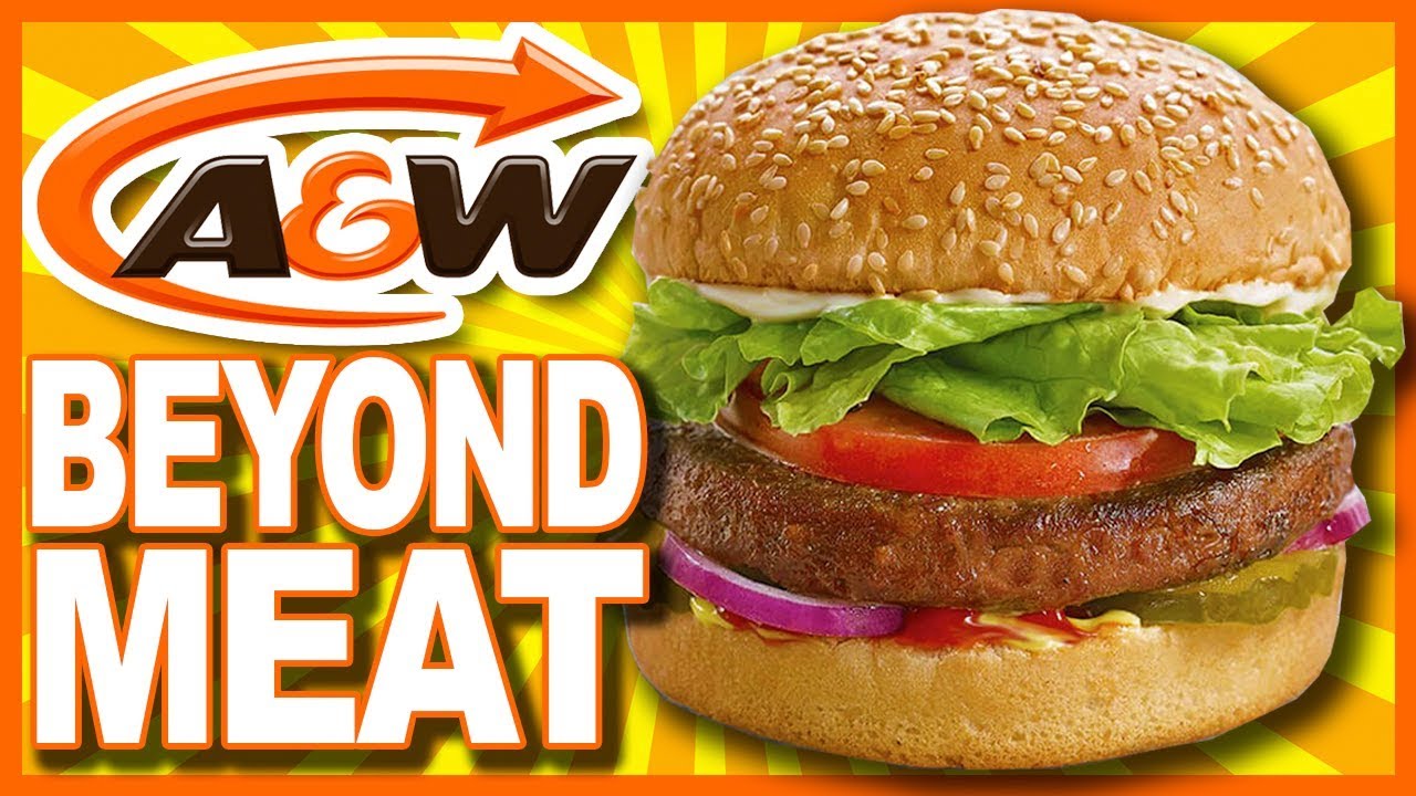 A&W 🍔 Beyond Meat Burger 🍔 100% Plant-Based Protein • Food Review