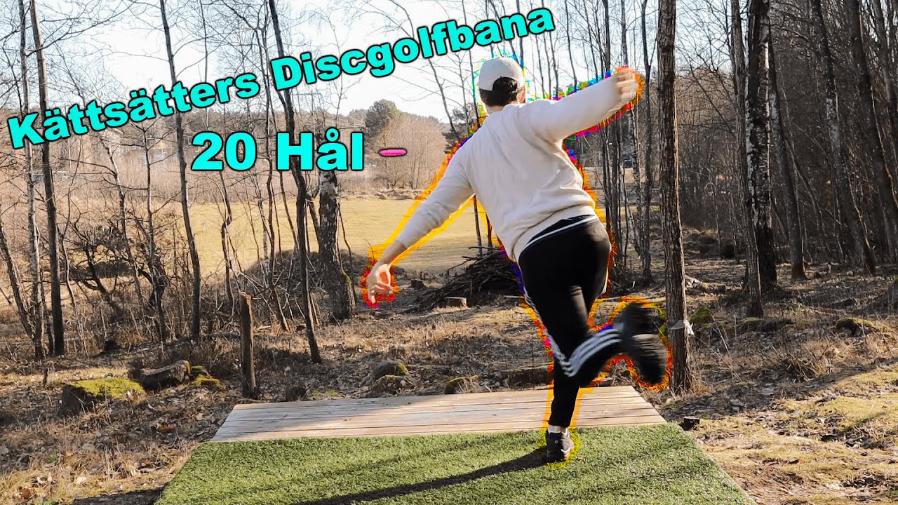 20 hål på Kättsätters Discgolfbana i Norrköping