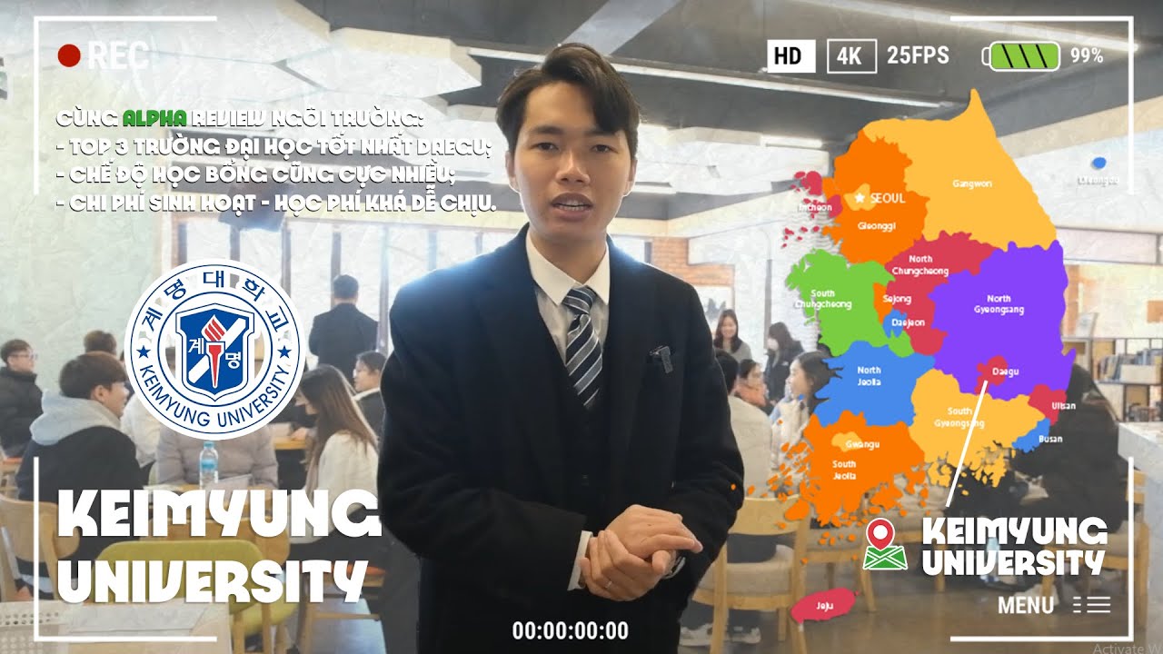 [REVIEW] Đại học Keimyung | Keimyung University | Trường đại học đông du học sinh thứ hai Hàn Quốc ?