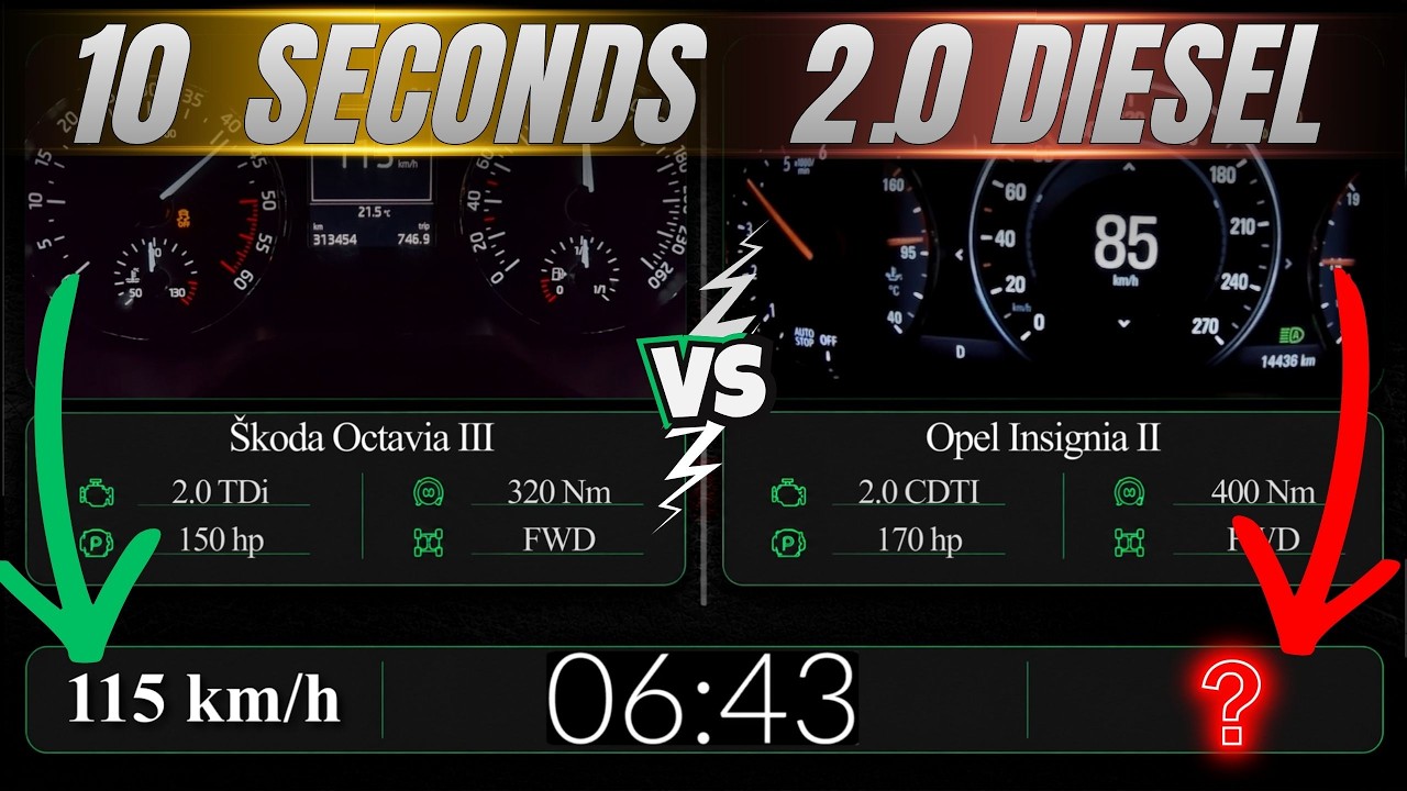 10 Popular 2.0 Diesel Cars &ndash; Who Is Fastest After 10 Seconds?