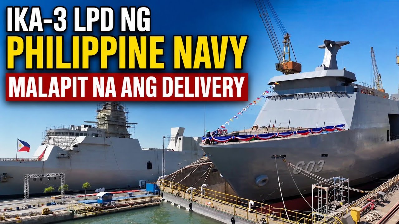 Philippine Navy's New LPD Nears Delivery After Successful Launch