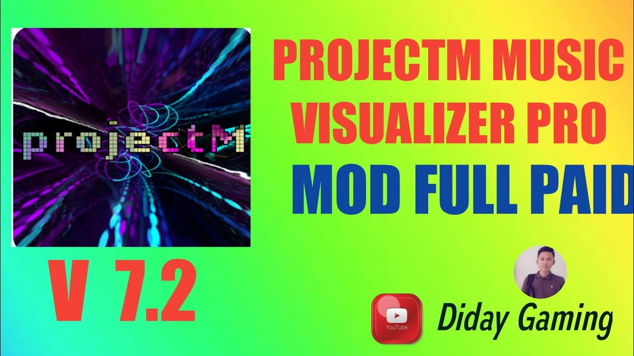 PROJECTM MUSIC VISUALIZER PRO       V 7.2 ( MOD,FULL PAID )