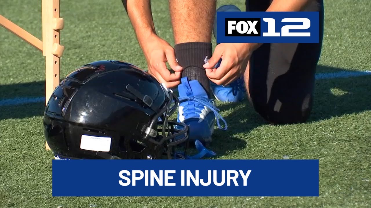 Gresham High School junior recovering from spinal cord injury after football game collision
