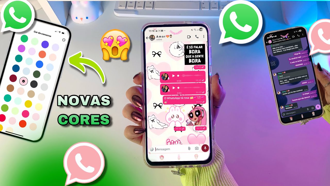 🤩 NOVAS CORES NO WHATSAPP: MAIS DICAS E NOVIDADES