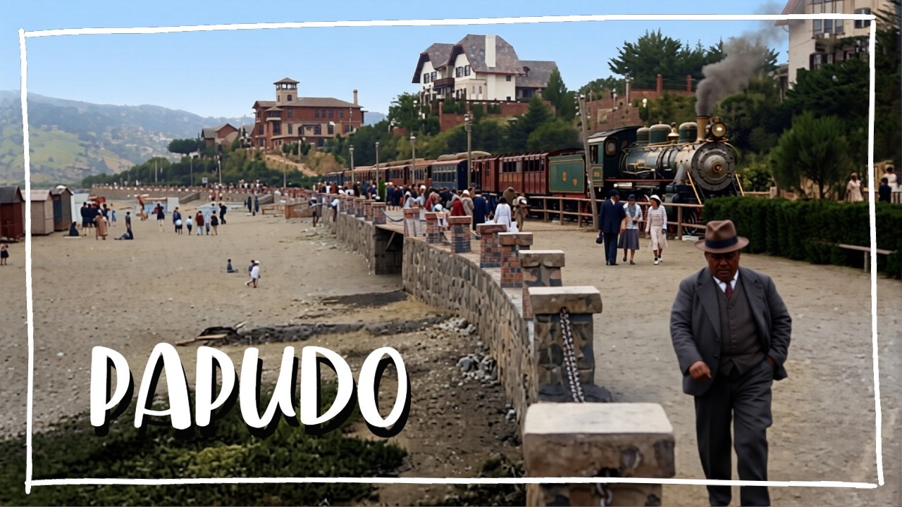 Papudo y el Paso del Tiempo - Antes y Después (Región de Valparaíso)