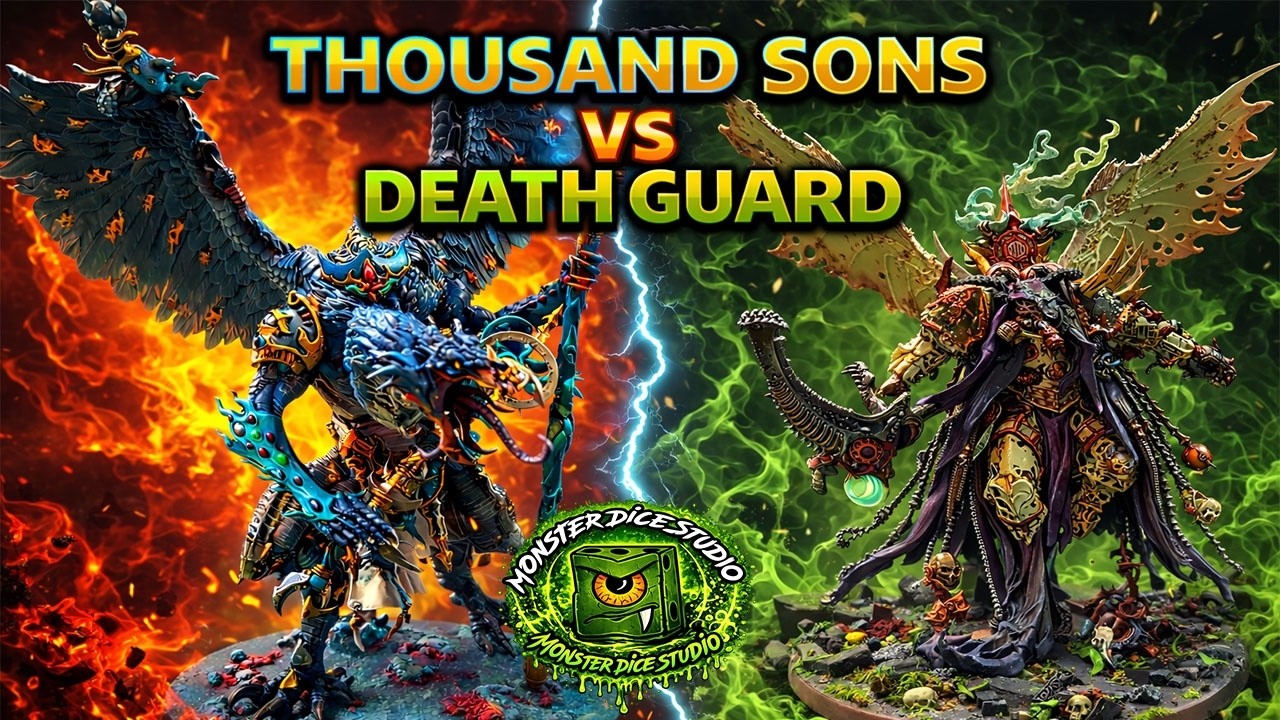 Death Guard v Thousand Sons -Warhammer 40K 10th edition Battle Report