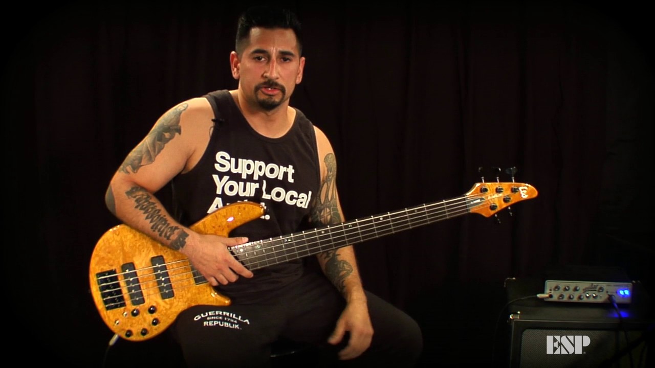ESP Guitars: LTD H-1005SE Bass Demo by Gabe Rosales
