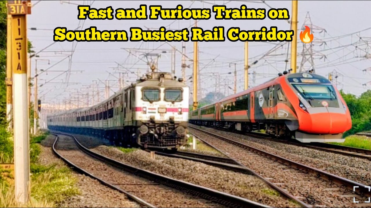 15 in 1 High Speed Actions of Bengaluru Shatabdi + Vandhe Bharat +Jaipur sf+TVC Ac Exp+Lalbagh +etc
