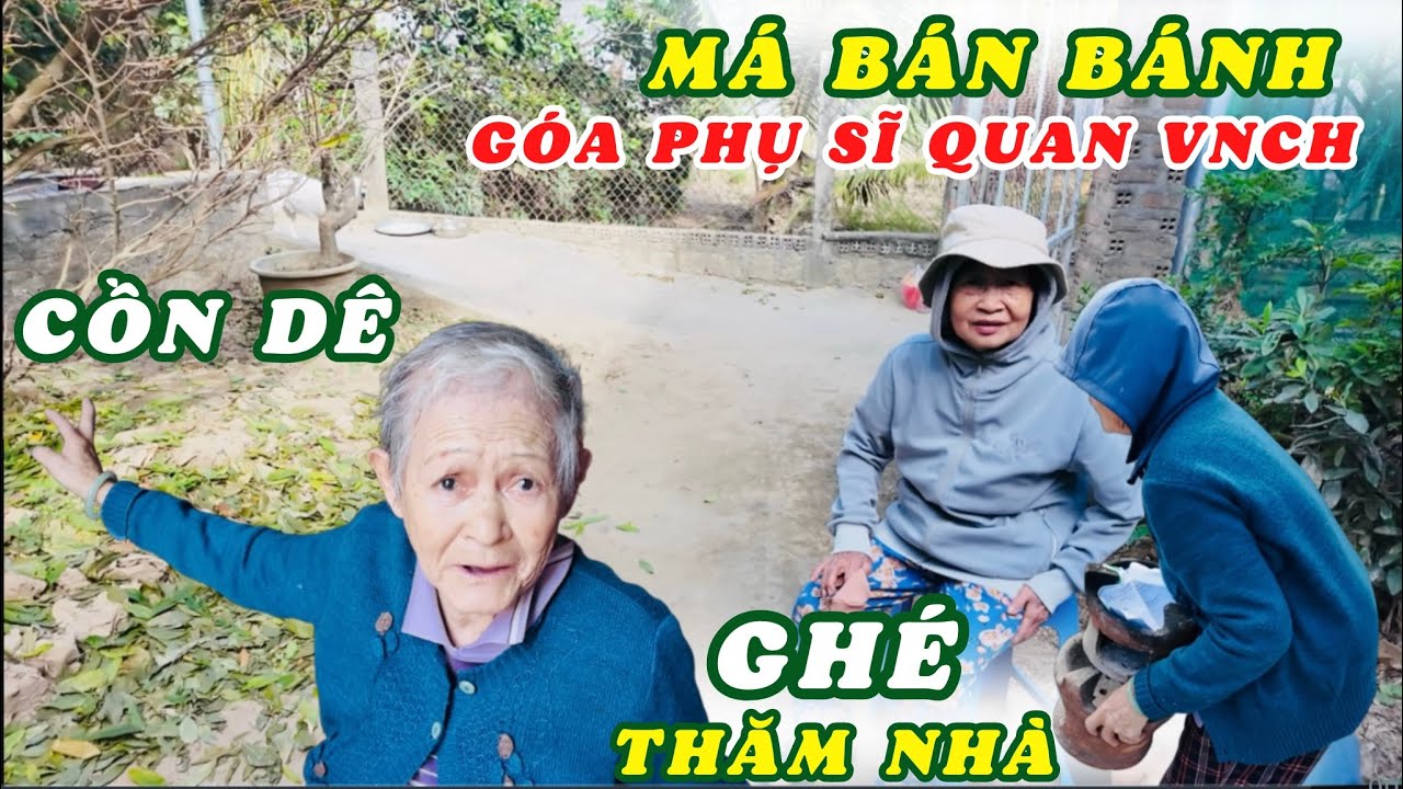 Vợ Sĩ Quan Bộ Binh VNCH Sống Trong Phòng Trọ Ọp Ẹp Vùng Ngập Lụt. Lần Đầu Ghé Nhà Thăm Má Bán Bánh