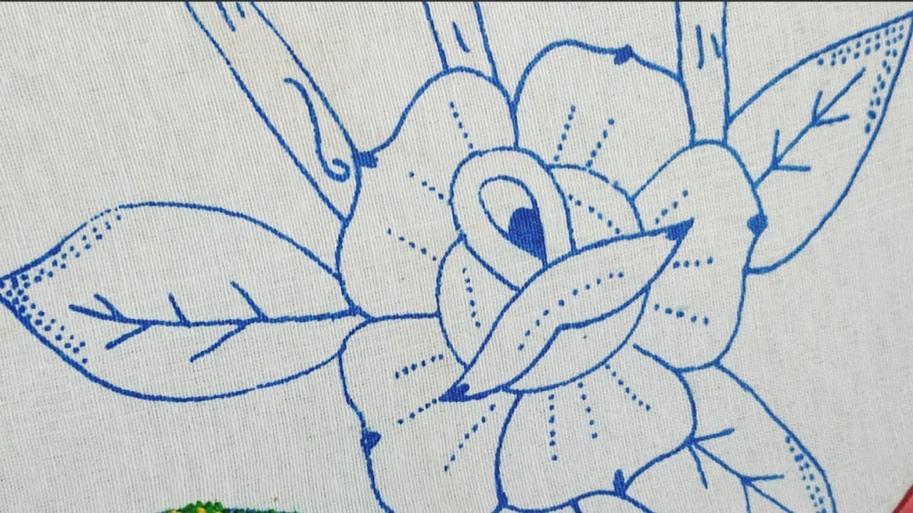 Puntada para ROSAS chicas/Bordado de Rositas🥰🥰🥰🥰🥰