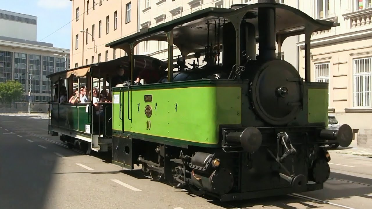 Dopravní nostalgie 2024 - konvoj historických vozů MHD (Caroline, Praga RND, Škoda 706 RO ... ad.)