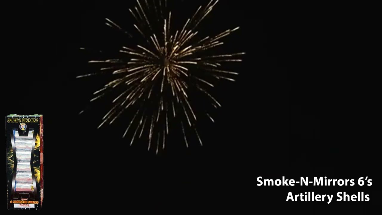 Smoke N Mirrors 6's - Artillery Shell/Reloadable