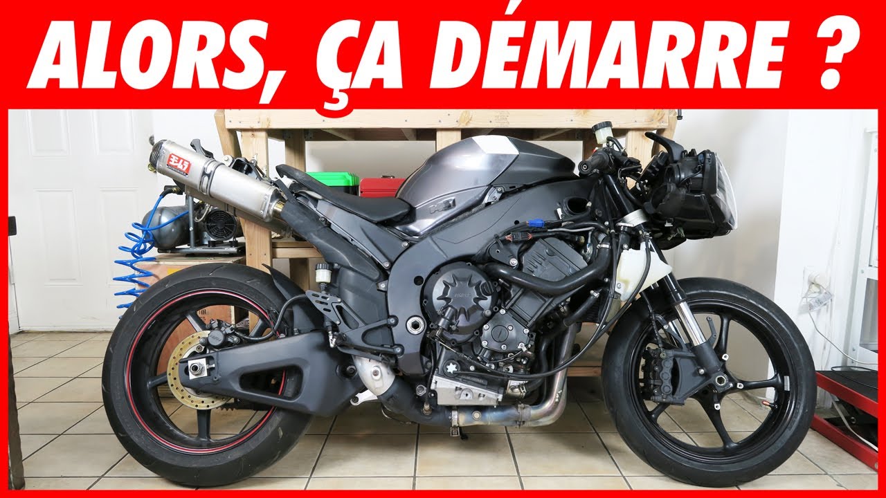 Redémarrage Yamaha R1 ÉPAVE Réparé dans mon Salon - Épisode 10
