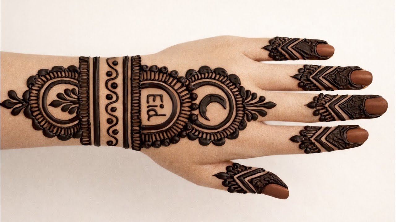 Easy Eid Special Back Hand Mehndi Design। Mehandi। Ramadan Special Mehndi Designs। #mehndi