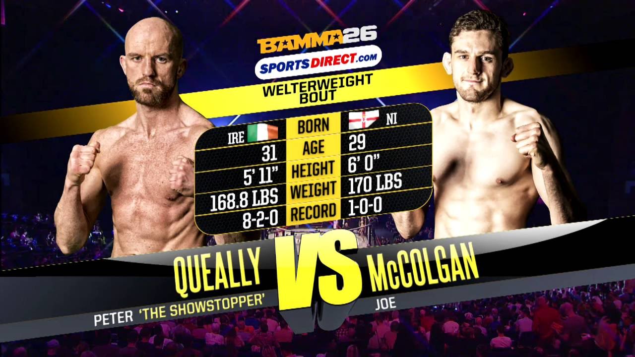 Peter Queally vs Joe McColgan - BAMMA 26