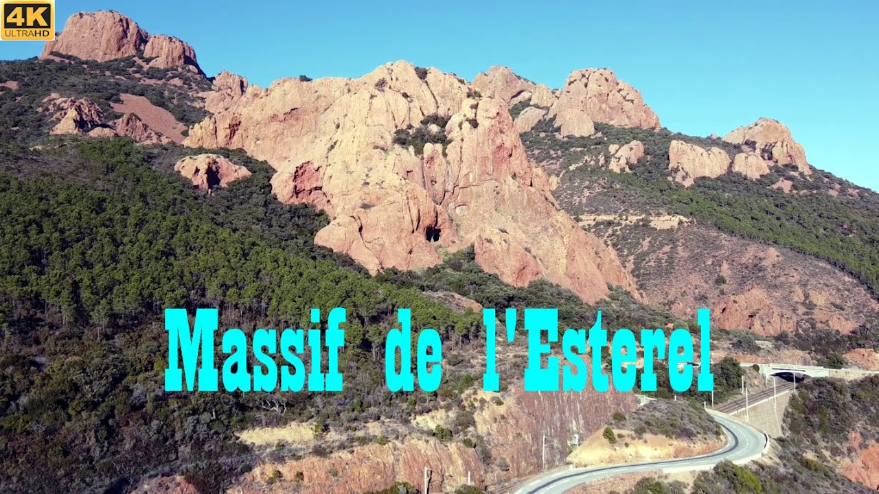 Massif de l'Estérel - Fréjus - Côte d'Azur - Drone 4K/UHD - Rando 12/2021