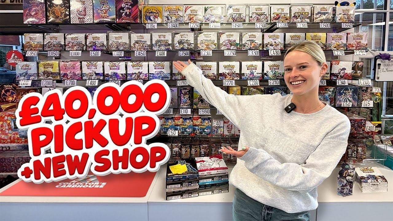Я что, открываю НОВЫЙ МАГАЗИН?! + Мы купили его коллекцию покемонов за 40 000 фунтов стерлингов!