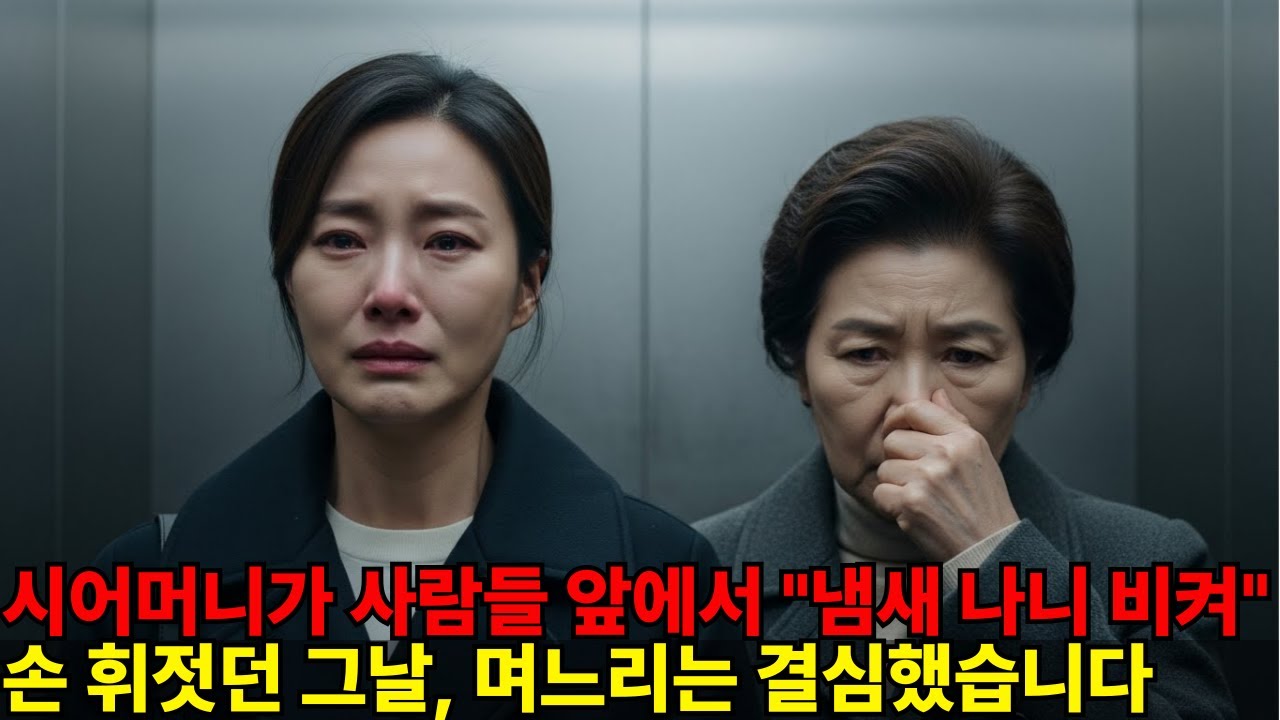 시어머니가 사람들 앞에서 