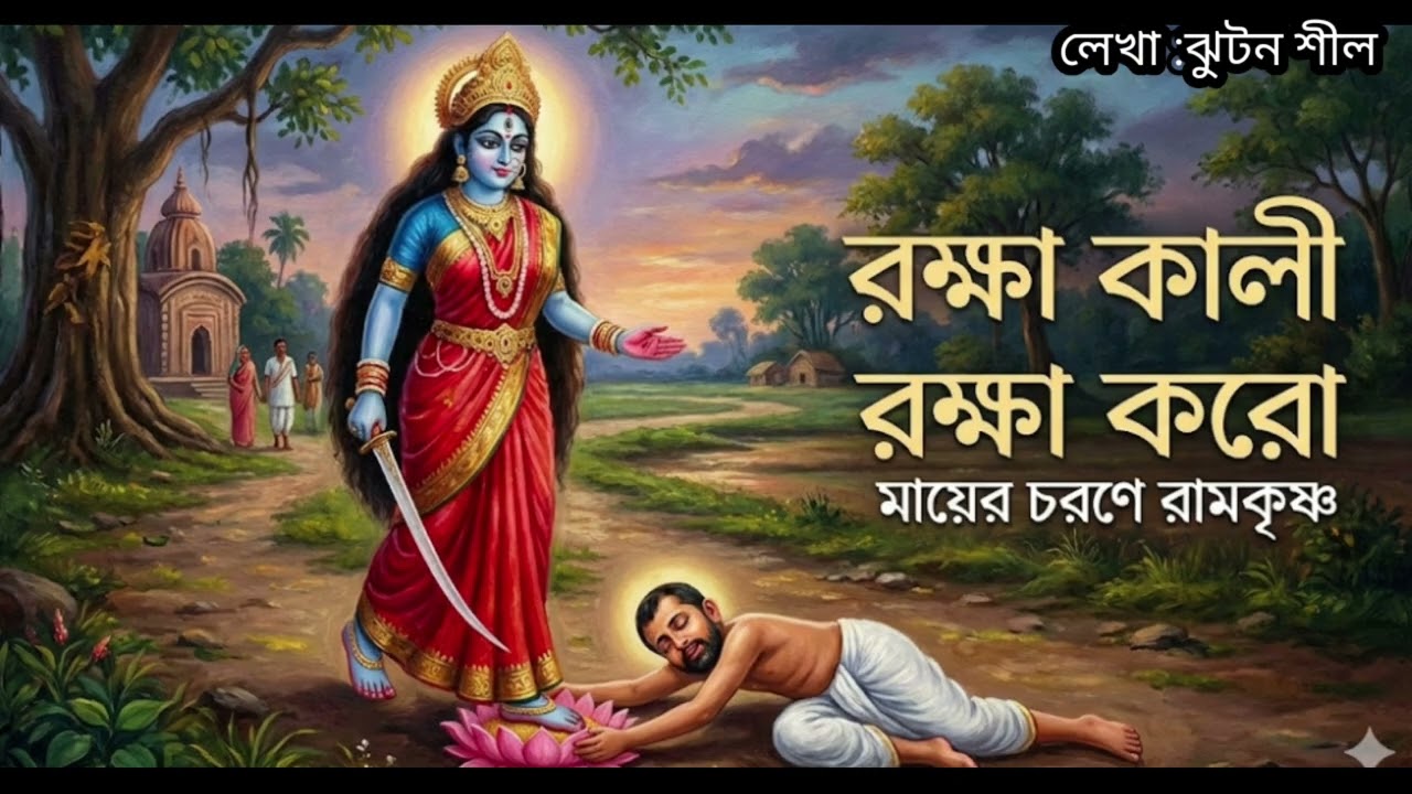 তুমি মাগো রক্ষা কালী রক্ষা করো মোরে।। কালী মায়ের নতুন গান।। লেখা : ঝুটন শীল।।