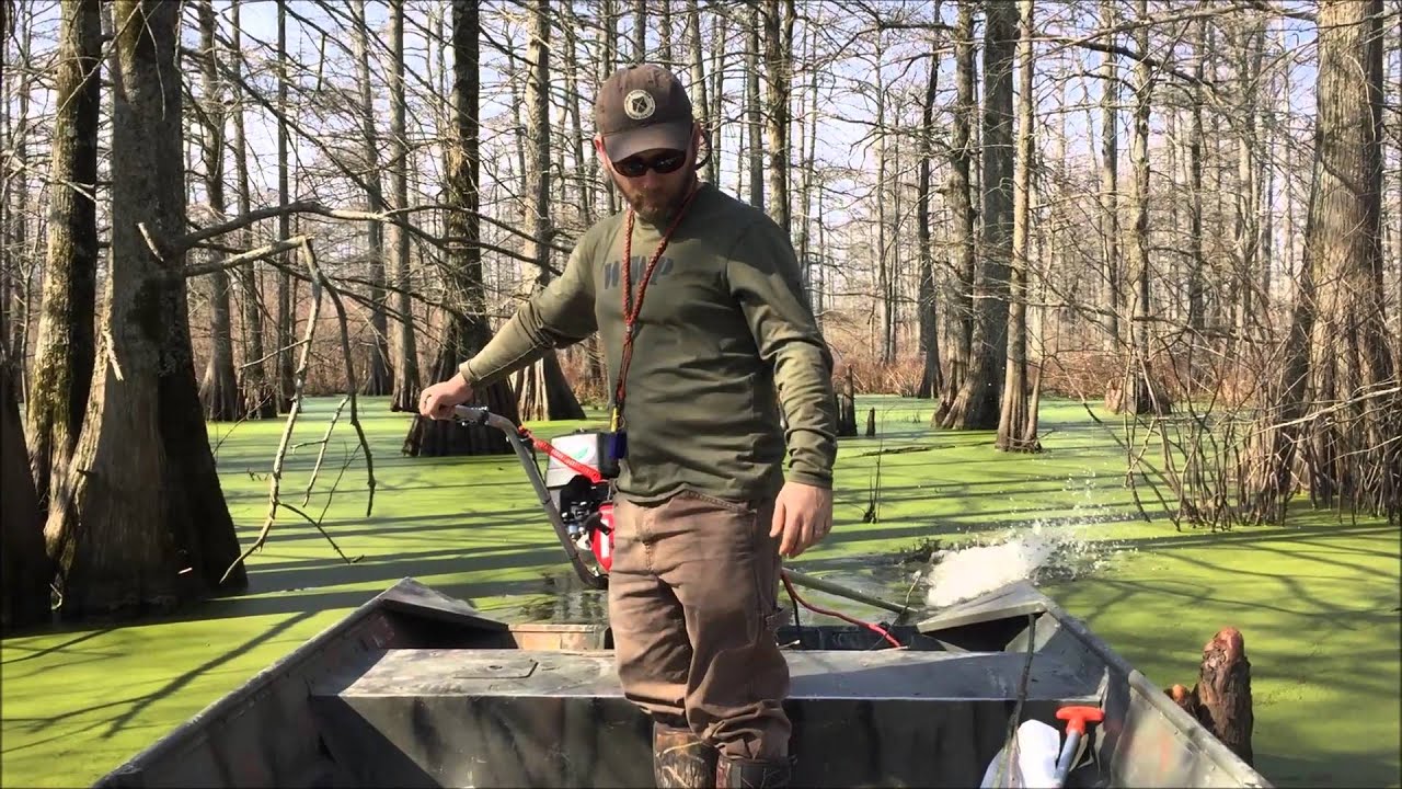 Honda 13HP Long Tail Motor- Shallow Water, Mud, Weeds and Stumps