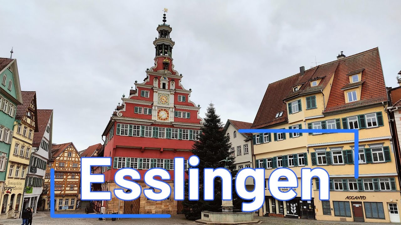 Esslingen walk | Exploring the Castle Square and Old Town