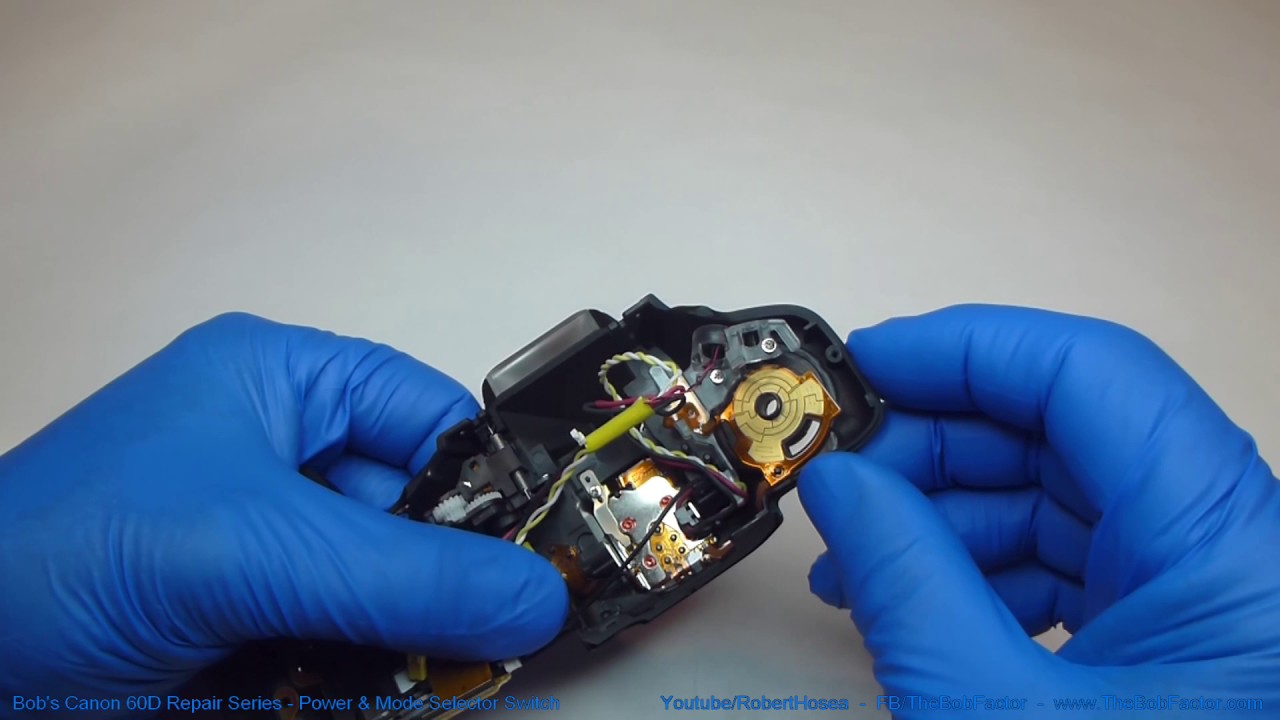Canon 60D Repair Series - Power Switch & Mode Selector Switch Repair