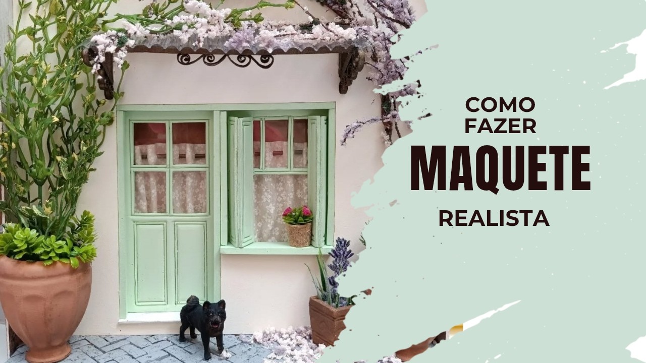 Como fazer Miniatura de Casinha gastando QUASE NADA: 🏠O segredo que ninguém te conta!
