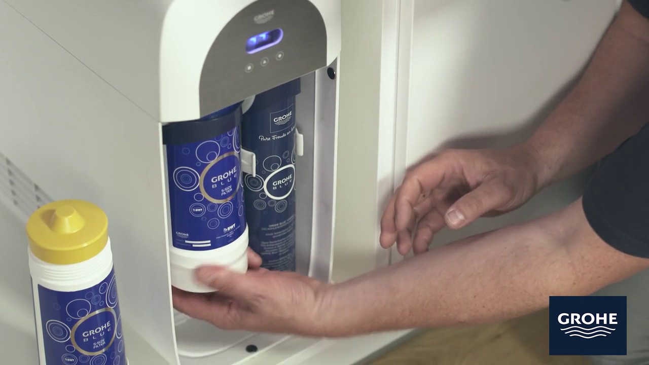 GROHE Blue Home  Filterwechsel in 1 Minute