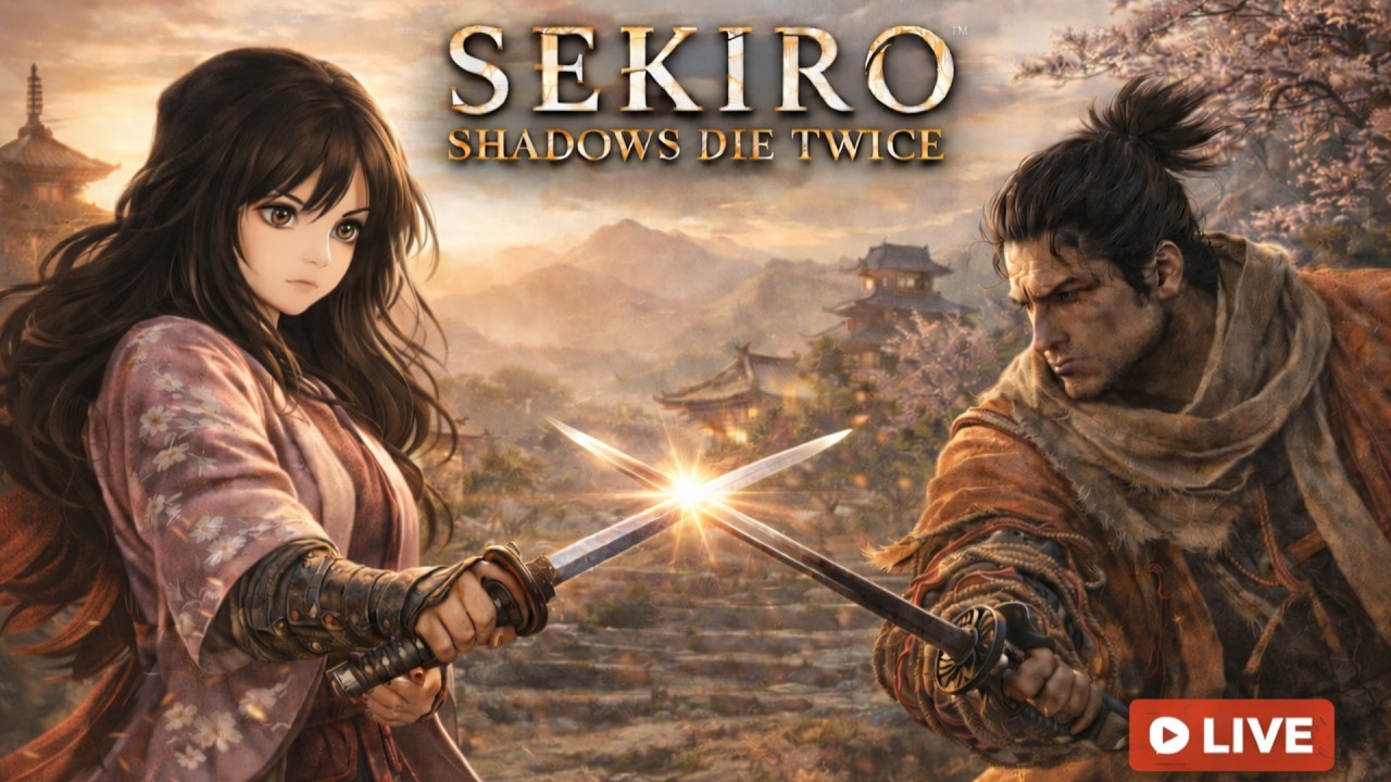LIVE Sekiro: Shadows Die Twice First Playthrough & Boss Fights! #5 #SekiroLive #girlgamer
