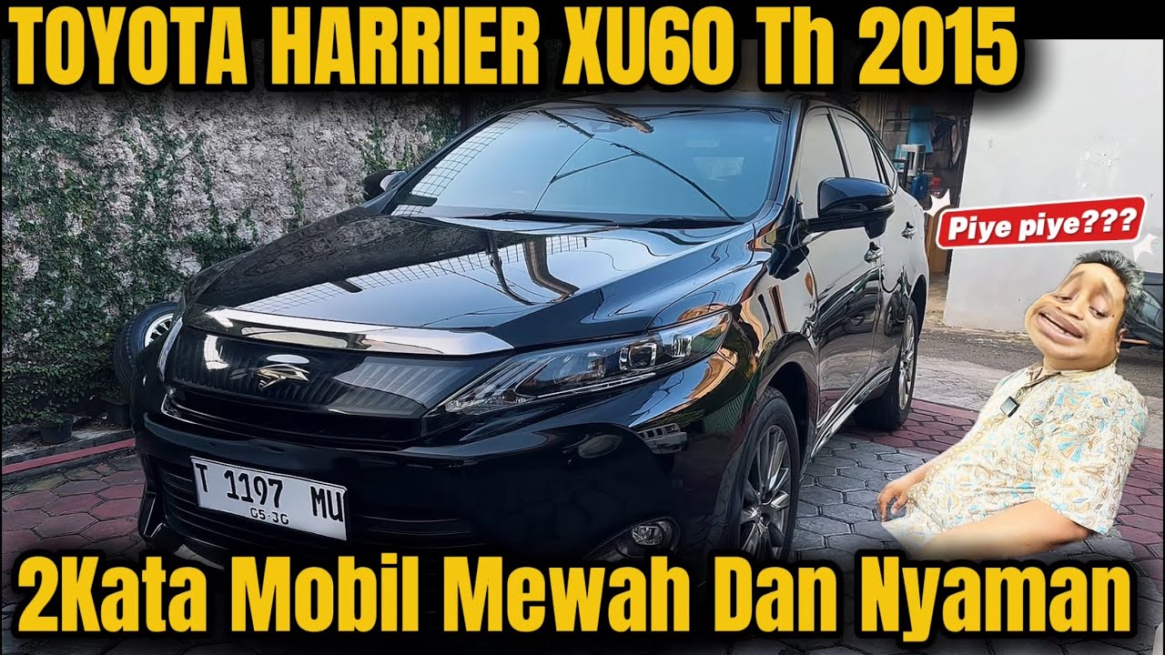 Review Singkat Toyota Harrier XU60 AT 2015 Mobil Mewah Nyaman Tampilan Lebih Enak Dari Lexus Rx270‼️