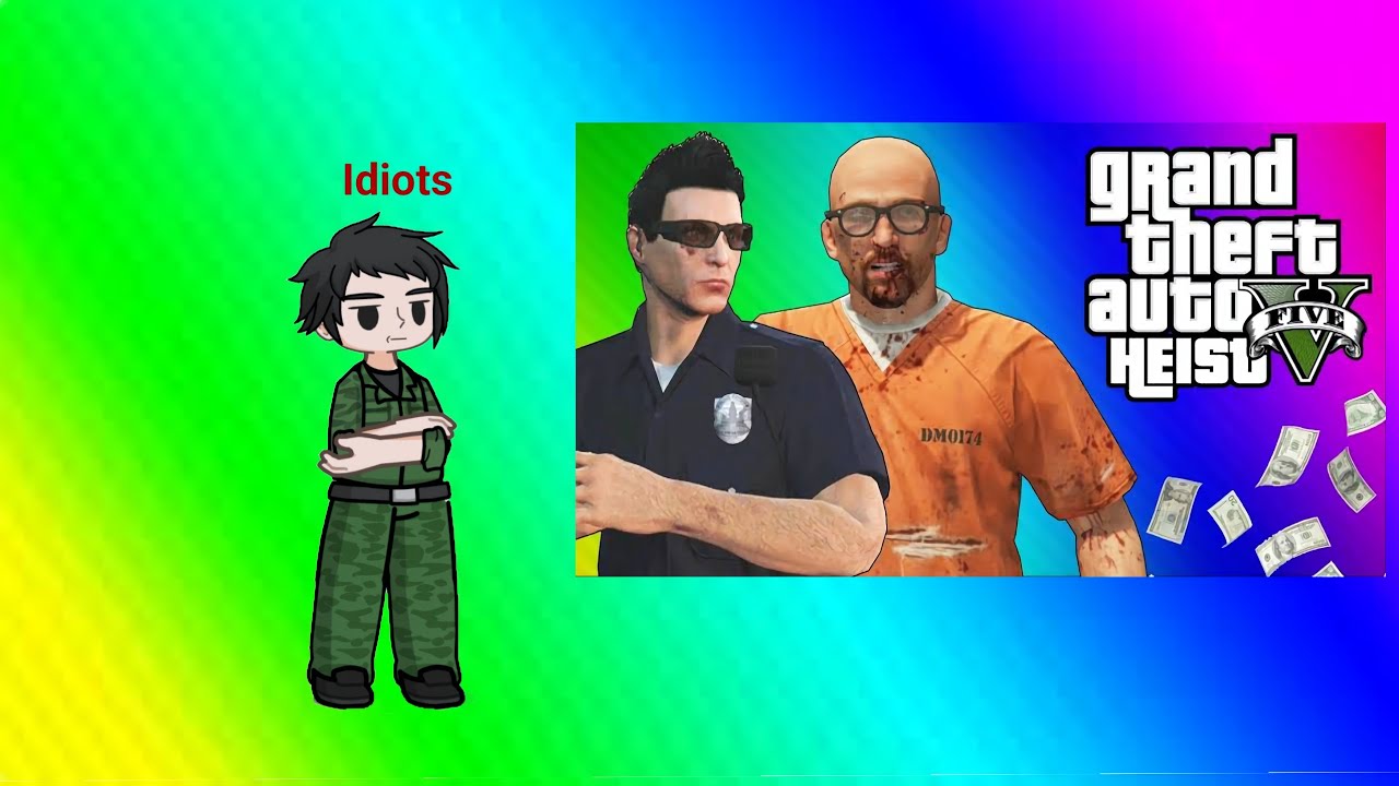 G.A.T.E. реагирует на ограбление GTA Vanossgaming [Арка побега из тюрьмы, часть первая] (Пожалуйс...