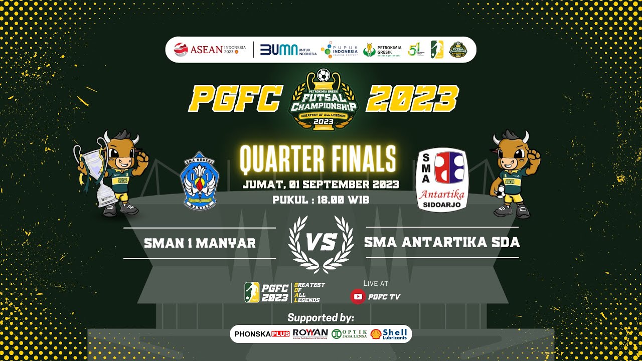 (DAY 11) SMAN 1 MANYAR VS SMA ANTARTIKA SIDOARJO