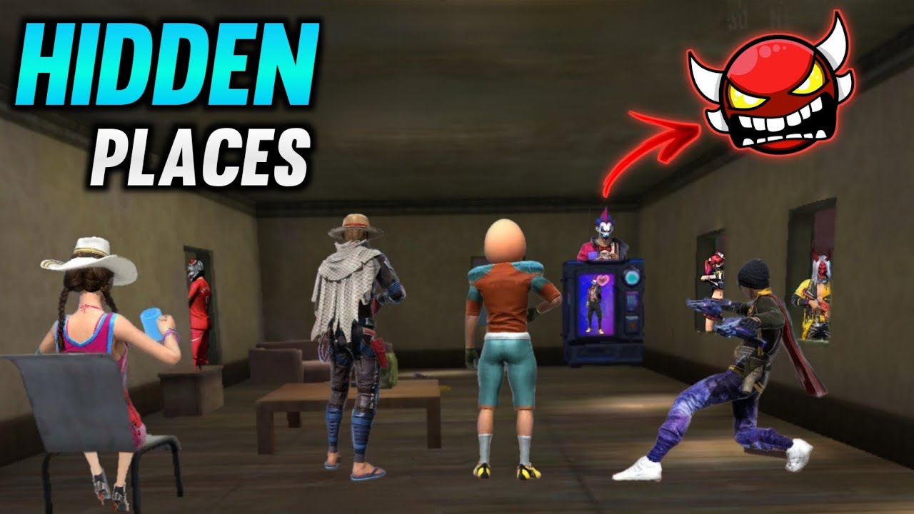 FREE FIRE HIDDEN PLACES TAMIL ||RJ ROCK