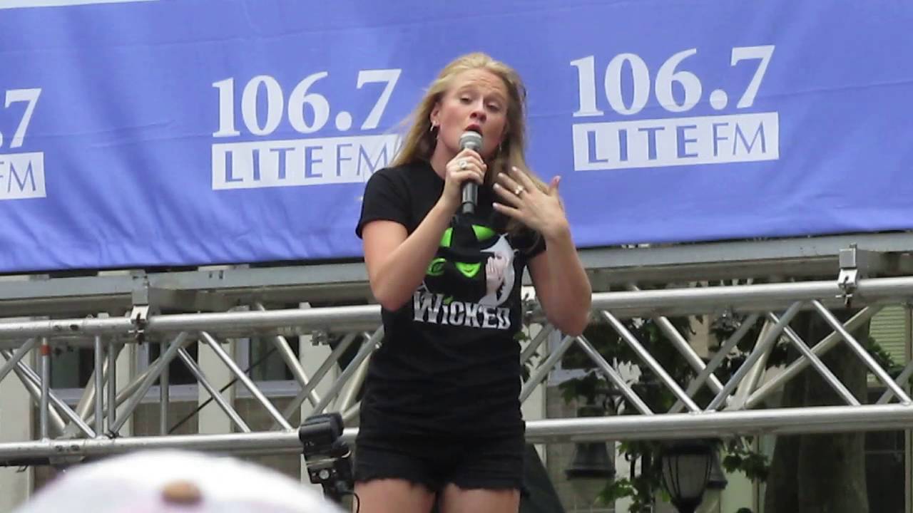 Carrie St. Louis - Popular (Wicked) Broadway in Bryant Park7/7/16