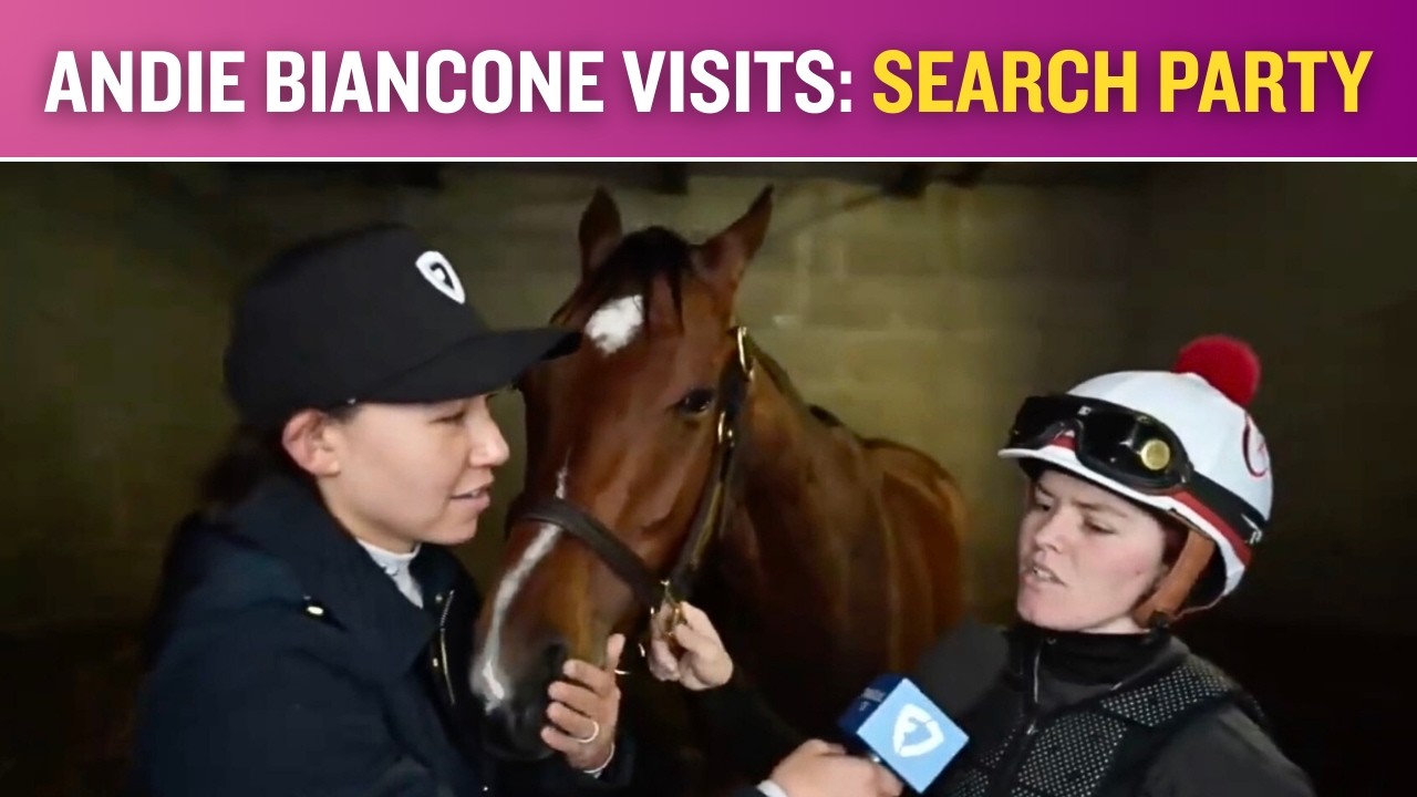 Andie Biancone Chats with SEARCH PARTY and Her Regular Exercise Rider - Autumn Lavertu