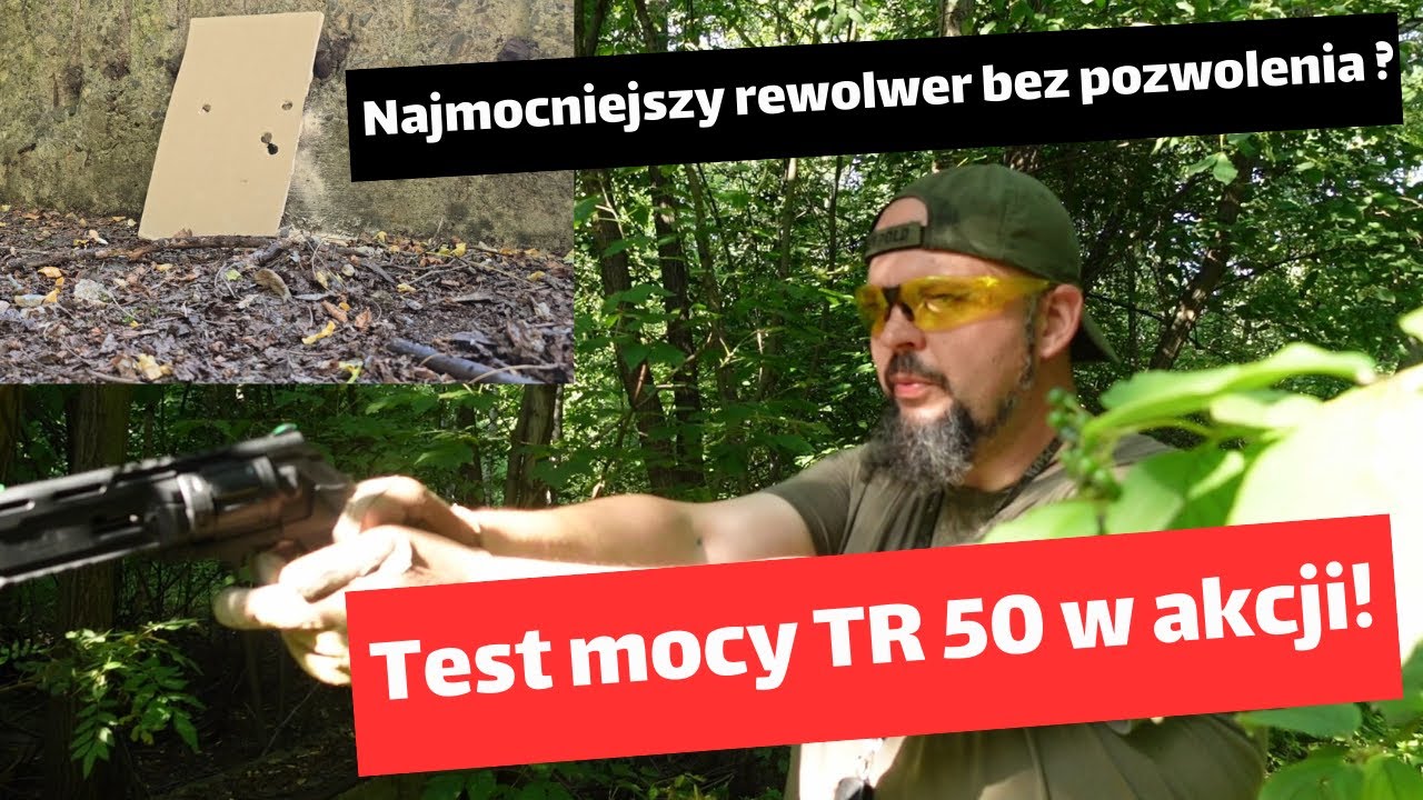 Najmocniejszy rewolwer bez pozwolenia w Polsce? Umarex T4E HDR 50 Gen. 2 kontra płyta kartongips!