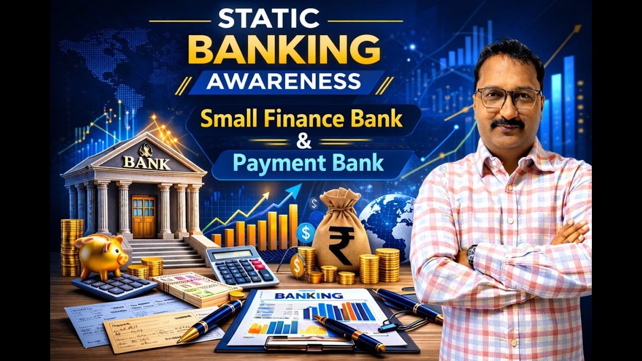 Small Finance Bank & Payment Bank |Banking Awareness|For All Upcoming IBPS Exams By Rakesh Sir