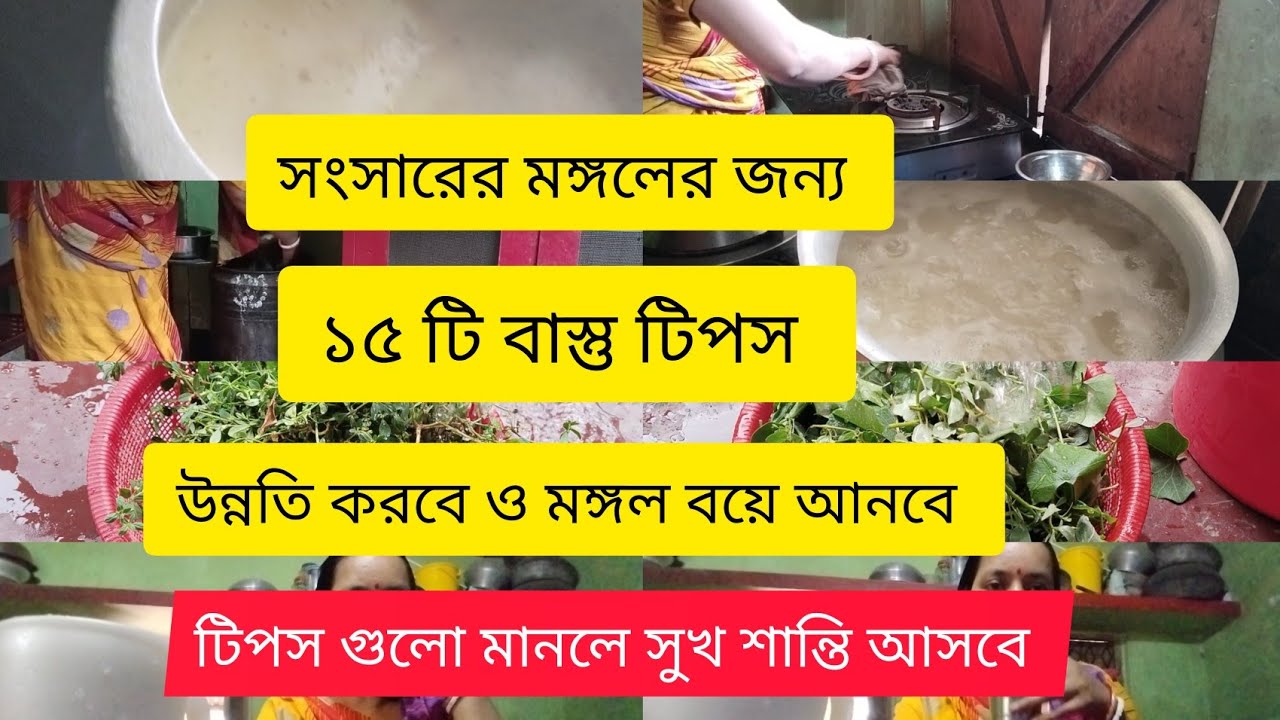 সংসারে মঙ্গলের জন্য নিয়ে আসলাম ১৫ টি বাস্তু টিপস|| যা সংসারে মঙ্গল আসবে|| মাঠ থেকে শাক আনা