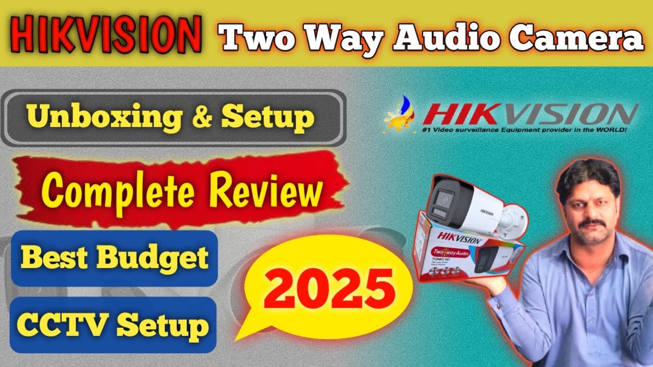 HIKVISIO TWO WAY TALK CAMERA DVR | BEST SECURITY CAMERAS TWO WAY AUDIO #hikvision #cctvinstallation