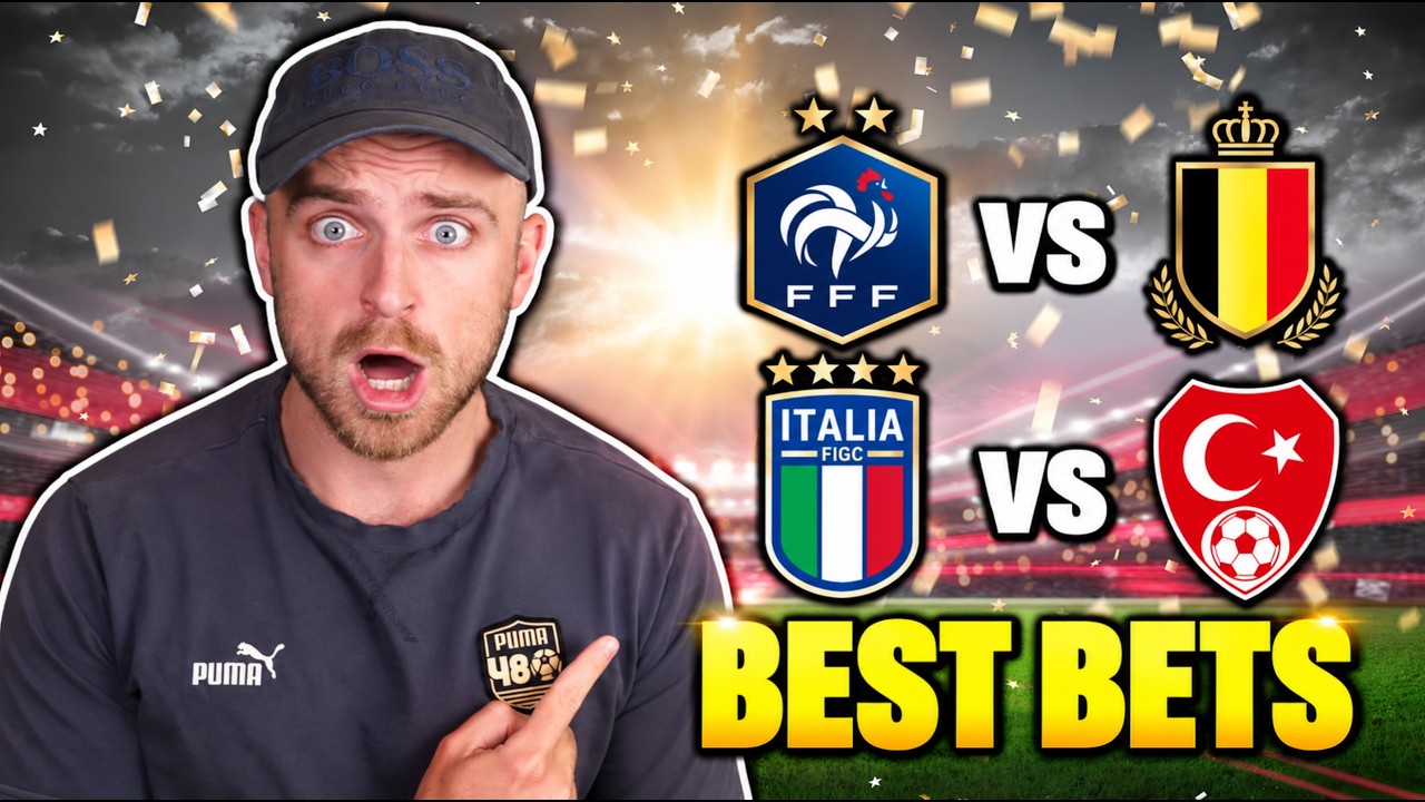 France vs Belgium & Italy vs T&uuml;rkiye! | Nations League Predictions & Best Bets | DAILY BREAKDOWN!