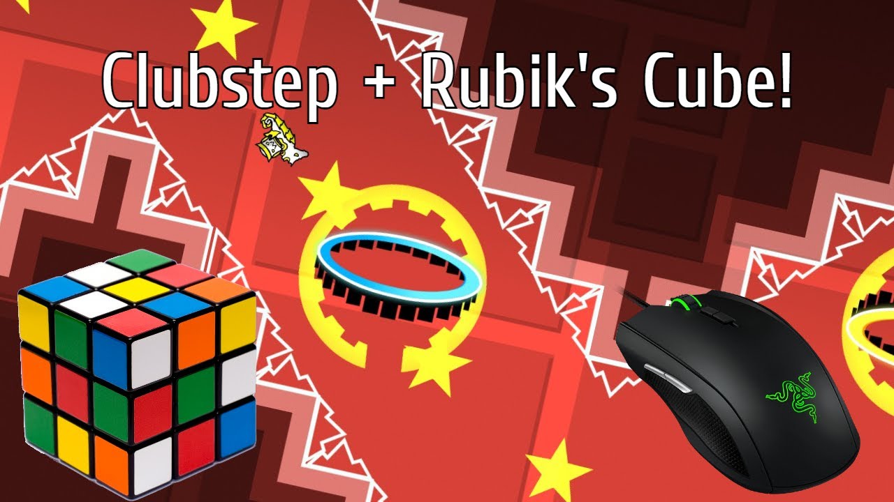 Beating Clubstep in Geometry Dash While Solving a Rubik's Cube (Challenge)