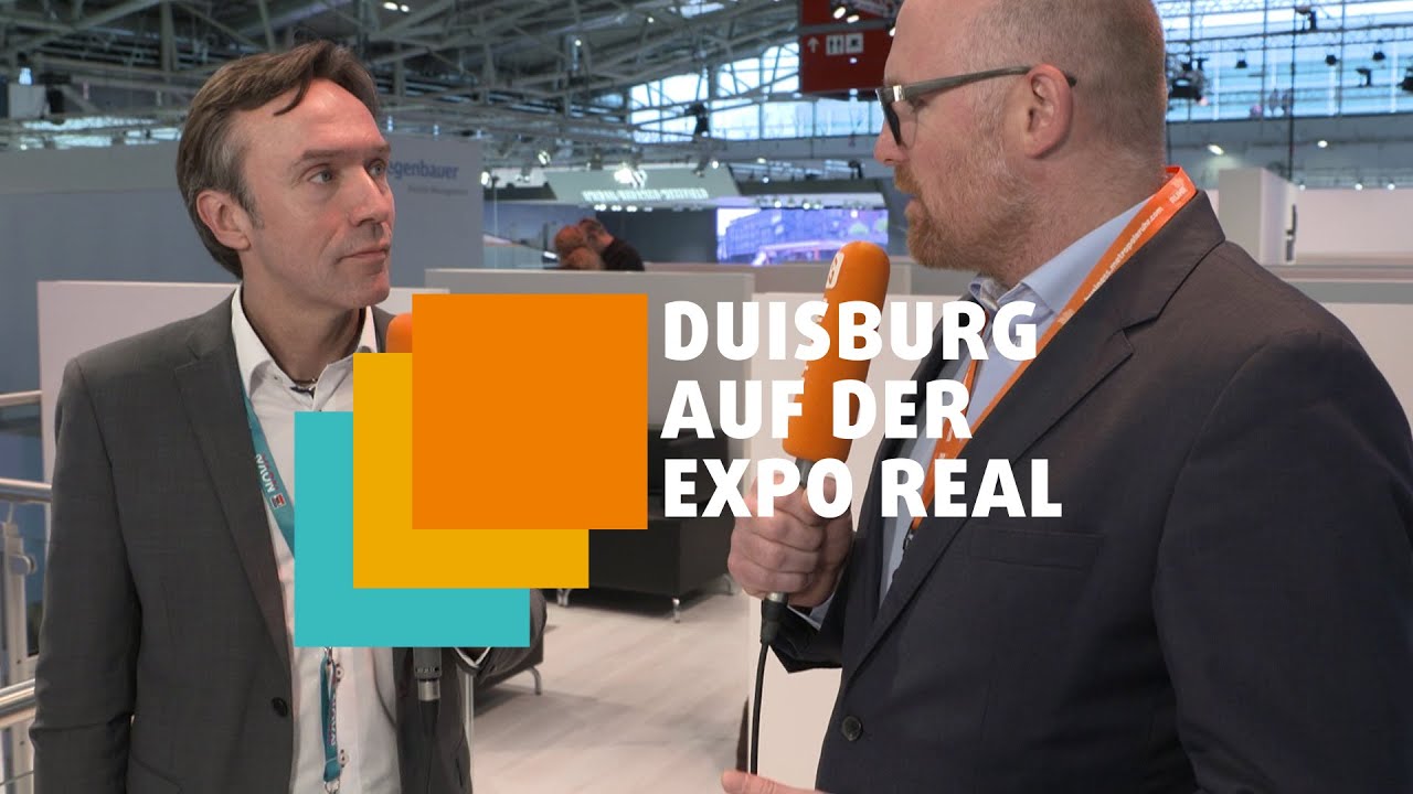 DUISBURG AUF DER EXPO REAL 2019 | INTERVIEW MIT SÖREN LINK | OBERBÜRGERMEISTER STADT DUISBURG