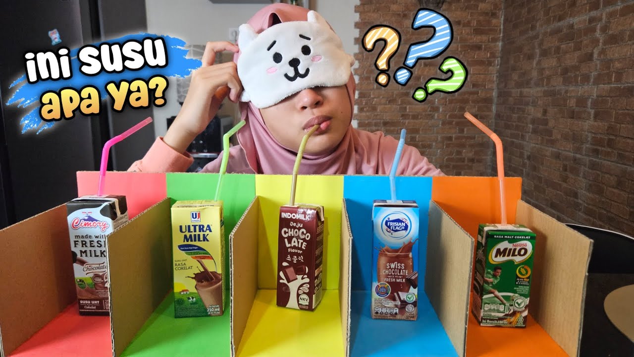 Challenge Tebak Minuman - Aqilla VS Mbak Kunyit 😄 Asti Kunyit - Bunda Aqilla Eps 325