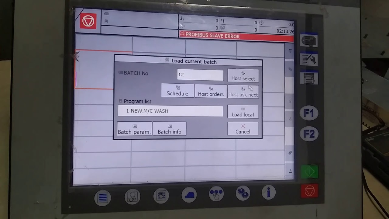 SEDOMAT 5500+. How to load a sedomat 5500/5500+  controller batch program?