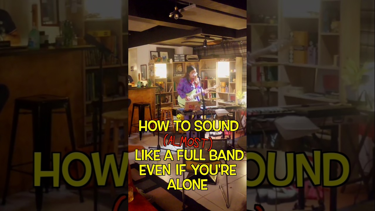 Tips for sounding bigger live if you're a solo artist 🙌